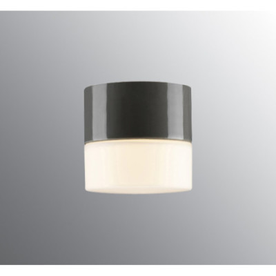 Ifö Electric Opus 100/100 Grey G9 Max 25 W IP44 Matt Opal Glass Ceiling/Wall Light
