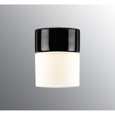 Ifö Electric Opus 100/125 Black G9 Max 40 W IP44 Matt Opal Glass Ceiling/Wall Light