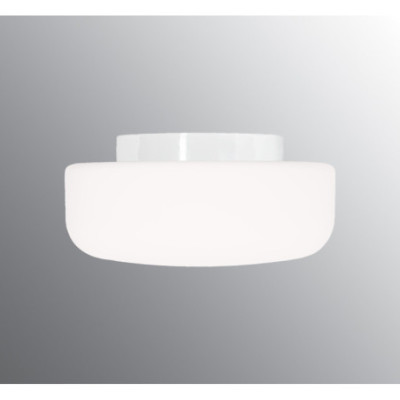 Ifö Electric Solenne 360 White E27 Max 2 × 15 W LED IP44 Matt Opal Glass Ceiling/Wall Light