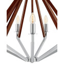 NEZ 9 Pendant Lamp Chandelier Chrome / Nut