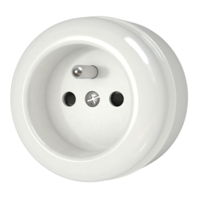 Alkri Loftica White Surface French Socket