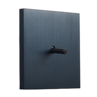 Alkri Togglica 4U Brushed Navy Flush Single Two-Way Switch