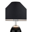 Rea Standing Lamp Black / Chrome / Black Lampshade