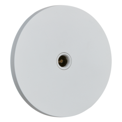 Alkri Togglica Matt White Round Flush TV Socket