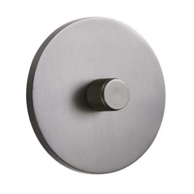 Alkri Togglica Brushed Graphite Round Flush Dimmer