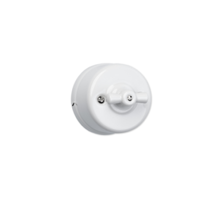 Alkri Antica White Surface Momentary Bell Push Button