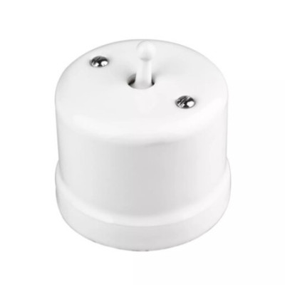 Alkri Antica Toogle White Surface Single Two-Way Switch