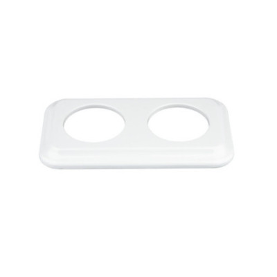 Alkri Antica White Flush-Mounted Square Double Frame