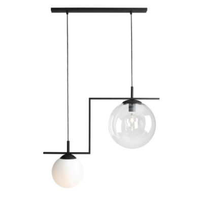 Lampa Wisząca ZAC 2 Black Mix - Nowoczesne Oświetlenie do Twojego Wnętrza Aldex Artera