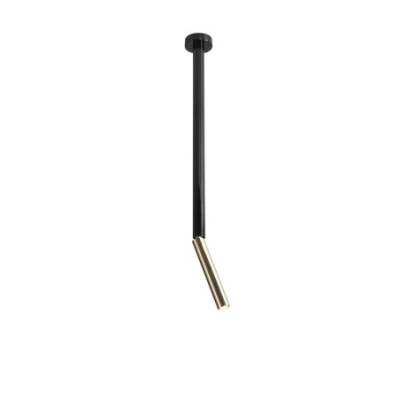 Plafon Stick Black M - Nowoczesne Oświetlenie Sufitowe z Żarówką w Zestawie - Stylowy Design i Wysoka Jakość Aldex Artera