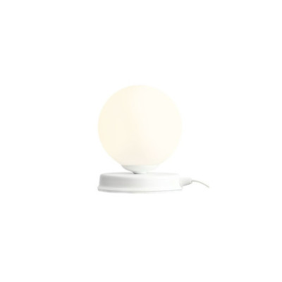 Lampka Biurkowa Ball White S - Elegancka i Nowoczesna Lampa do Domu i Biura Aldex Artera