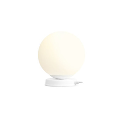Lampka Biurkowa Ball White M - Elegancka i Nowoczesna Lampa do Domu i Biura Aldex Artera