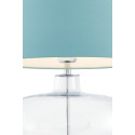 Sawa Standing Lamp Transparent / Chrome / Sea Color Lampshade