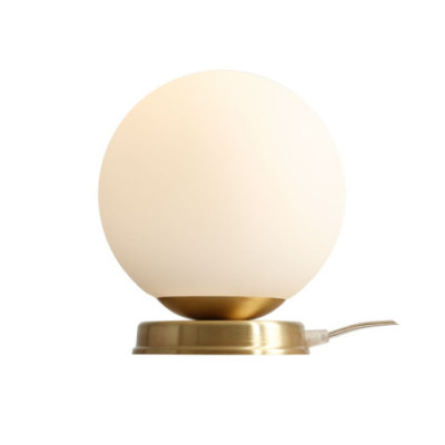 Lampka Biurkowa Ball Brass M - Elegancka i Nowoczesna Lampa do Biura i Domu Aldex Artera