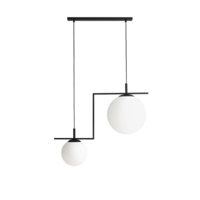 Lampa Wisząca ZAC 2 Black Matte - Nowoczesne Oświetlenie do Twojego Wnętrza Aldex Artera