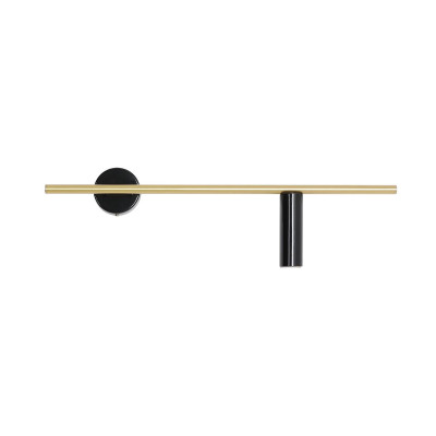 Kinkiet Ścienny Trevo Black Brass Prawy - Elegancki Design i Wysoka Jakość Oświetlenia Aldex Artera