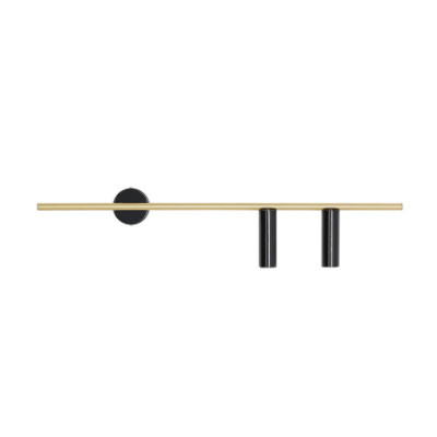 Kinkiet Trevo 2 Black Brass Prawy - Elegancki Design i Wysoka Jakość dla Twojego Wnętrza Aldex Artera