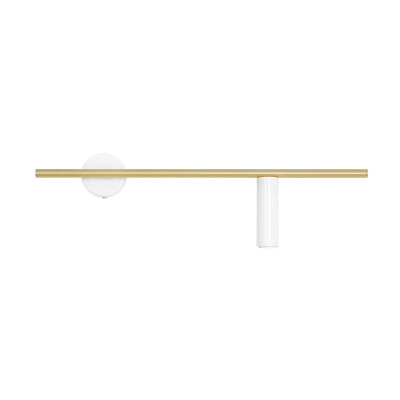 Kinkiet Trevo White Brass Prawy - Elegancki Design i Nowoczesne Oświetlenie do Twojego Wnętrza Aldex Artera