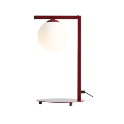 Lampka Biurkowa Zac Red Wine - Elegancka i Nowoczesna Lampa do Domu i Biura Aldex Artera