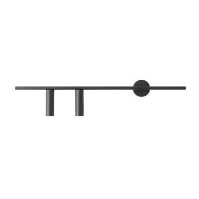 Aldex Artera Wall Light Trevo 2 All Black Left