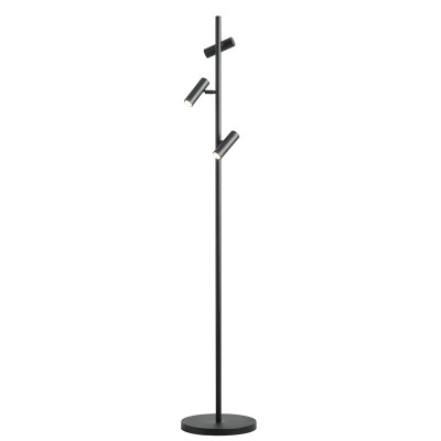 Lampa Stojąca Trevo All Black - Elegancki Design i Nowoczesne Oświetlenie dla Twojego Wnętrza Aldex Artera