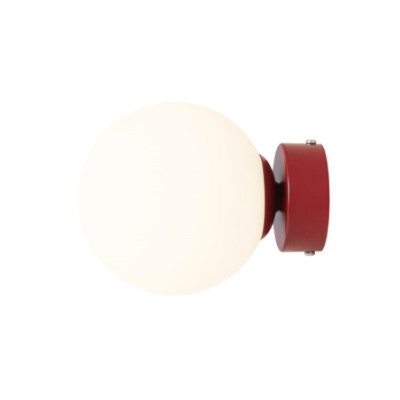Kinkiet Ball Red Wine S - Elegancka Lampa Ścienna w Kolorze Czerwonego Wina dla Nowoczesnych Wnętrz Aldex Artera