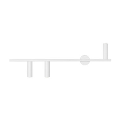 Kinkiet Trevo 3 All White Lewy - Nowoczesne Oświetlenie Ścienne dla Stylowych Wnętrz Aldex Artera