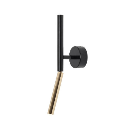 Aldex Artera Wall Light Stick Black With Bulb Included