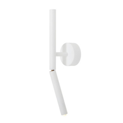 Kinkiet Stick All White z Żarówką - Nowoczesne Oświetlenie Ścienne dla Stylowych Wnętrz Aldex Artera