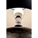 Sawa lampa stołowa grafit mat / chrom / abażur szary
