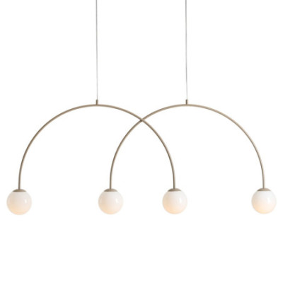 Lampa Wisząca UNA 4 Beige L - Eleganckie Oświetlenie do Twojego Wnętrza Aldex Artera