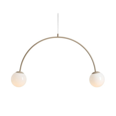 Lampa Wisząca UNA 2 Beige - Eleganckie Oświetlenie do Twojego Wnętrza Aldex Artera