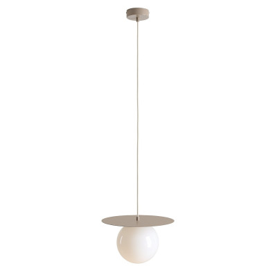 Lampa Wisząca Loop Beige M - Nowoczesne Oświetlenie do Salonu i Jadalni Aldex Artera