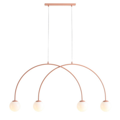 Lampa Wisząca UNA 4 Coral S - Eleganckie Oświetlenie do Nowoczesnych Wnętrz Aldex Artera