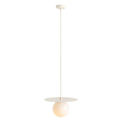 Lampa Wisząca Loop Cream S - Eleganckie i Nowoczesne Oświetlenie do Wnętrz, Idealna do Salonu i Jadalni Aldex Artera