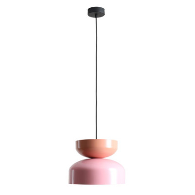 Lampa Wisząca Tula Dark Baby Pink + Coral (30+23) - Nowoczesne Oświetlenie do Wnętrz Aldex Artera
