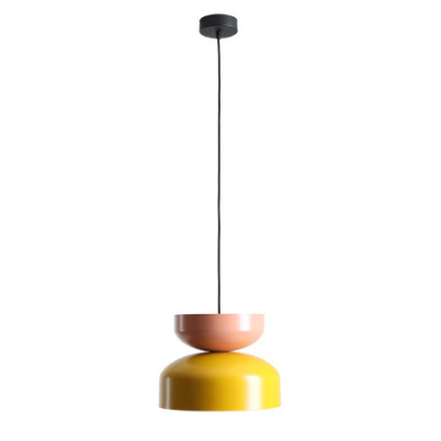 Lampa Wisząca Tula Dark Mustard + Coral (30+23) - Nowoczesne Oświetlenie Wnętrz Aldex Artera