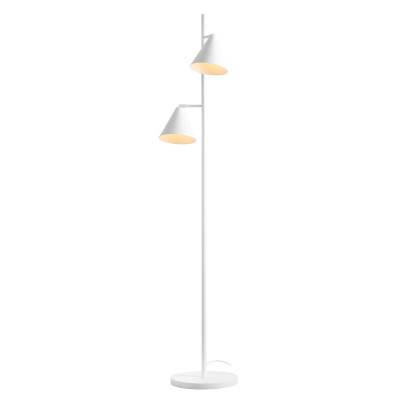 Lampa Stojąca Form 2 White - Elegancka i Nowoczesna Lampa Podłogowa do Salonu i Biura Aldex Artera