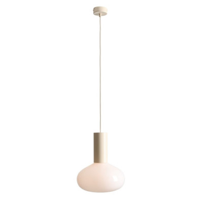 Lampa Wisząca FLO Cream M z Żarówką - Eleganckie Oświetlenie do Twojego Wnętrza Aldex Artera