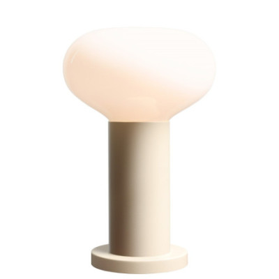 Lampka Biurkowa FLO Cream S z Żarówką LED w Zestawie - Eleganckie Oświetlenie do Domu i Biura Aldex Artera