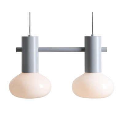 Lampa Wisząca FLO 2 Grey S z Żarówkami w Zestawie - Nowoczesne Oświetlenie do Twojego Wnętrza Aldex Artera