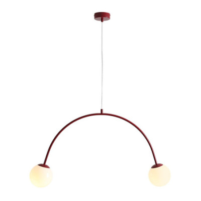 Lampa Wisząca UNA 2 Red Wine - Elegancki Design i Wyjątkowe Oświetlenie dla Twojego Wnętrza Aldex Artera