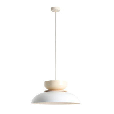 Lampa Wisząca Aldo Light White Gloss + Cream (47+23+Wood) - Elegancki Design i Nowoczesne Oświetlenie Aldex Artera