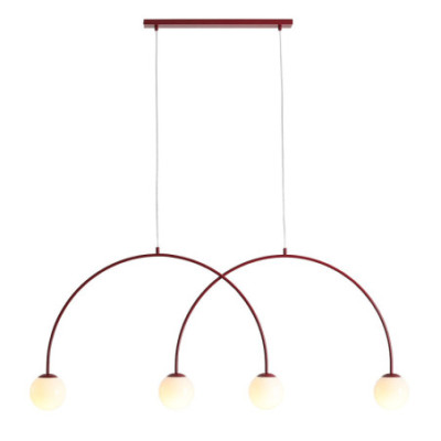 Lampa Wisząca UNA 4 Red Wine L - Elegancki Design i Wyjątkowe Oświetlenie dla Twojego Wnętrza Aldex Artera
