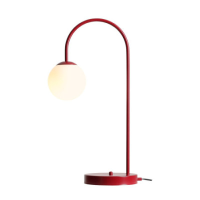 Lampka Biurkowa Una Red Wine - Elegancka i Nowoczesna Lampa do Domu i Biura Aldex Artera