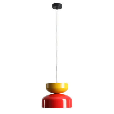 Lampa Wisząca Tula Red Chilli + Mustard (30+23) - Nowoczesne Oświetlenie do Salonu i Jadalni Aldex Artera