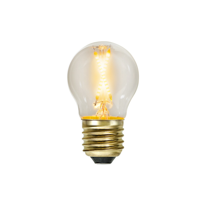 Przezroczysta żarówka Clear Soft Glow LED E27 G45 0,5W 2100K 30lm Star Trading