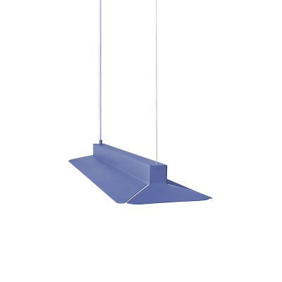 YOTTSU C blue hanging lamp with built-in LED panel 4000K UMMO