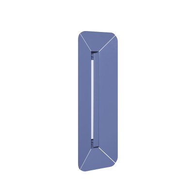 Blue wall lamp YOTTSU W A with built-in 3000K LED panel UMMO