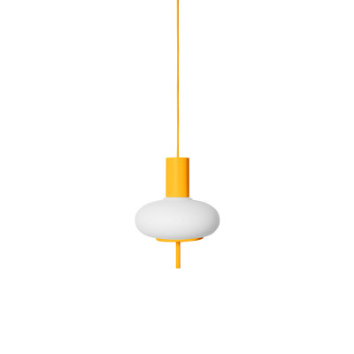 Single ceiling pendant lamp TORNI A melon Ummo
